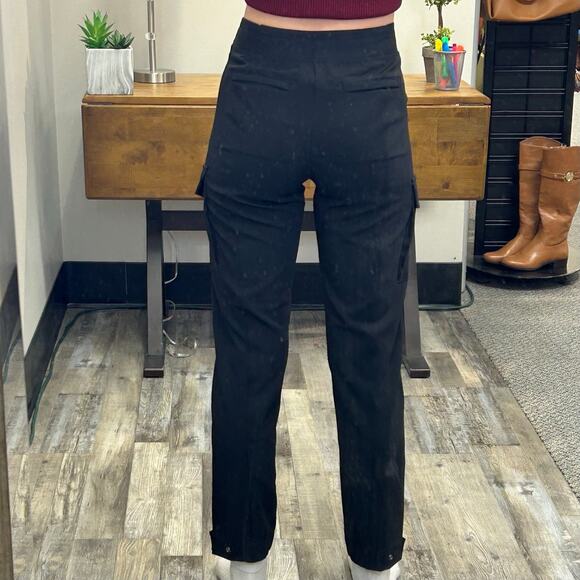 Athleta Endless High-Rise Cargo Pants in Black - Picture 2 of 6